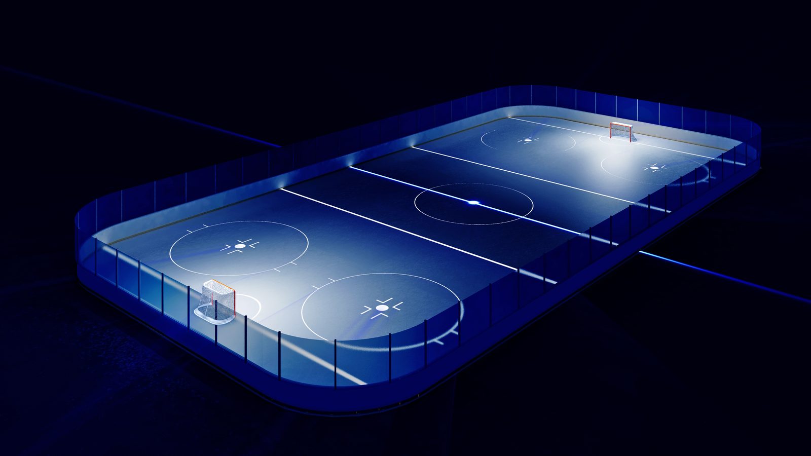 WebGL rendering pipeline diagram applied to a football pitch scene